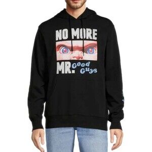 Universal‎ Studios Hoodie Men's M Black Chucky Graphic No More Mr Good Guys